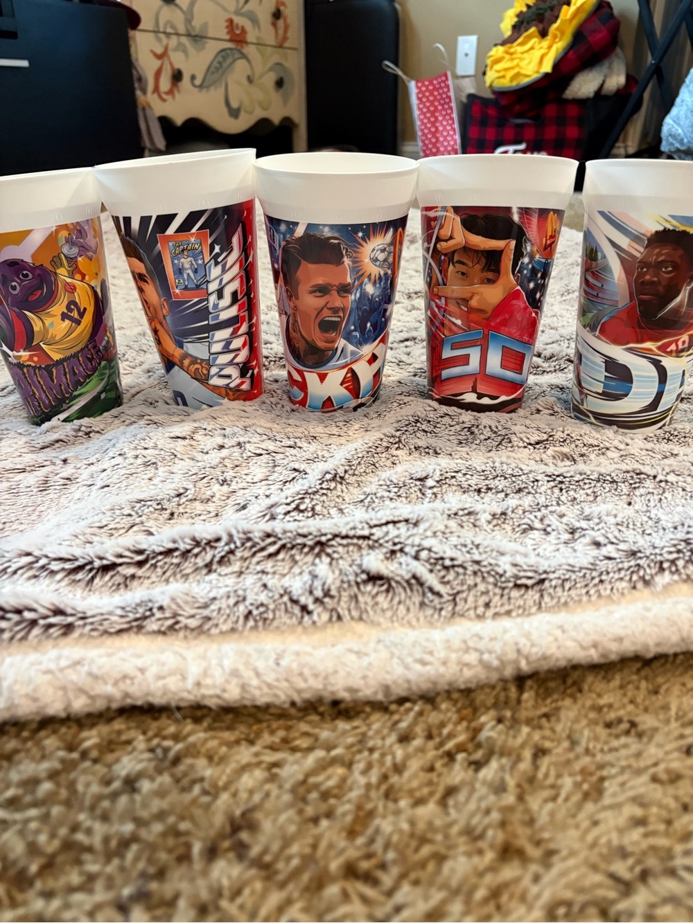McDonald’s World Cup FIFA 2026 Collectible Cups- 5 piece lot